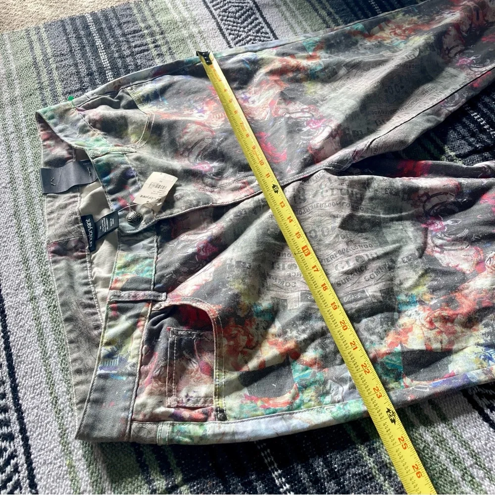 NEW lane Bryant psychedelic graphic print stretch skinny jeans plus size - Picture 4 of 10